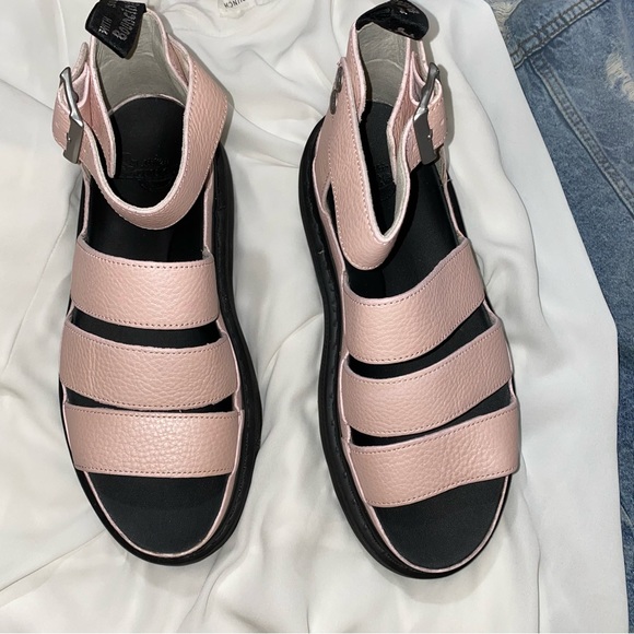 ✨ Pearl Pink Doc Marten Pisa Clarissa II Platform Pink Salt Metallic - Picture 5 of 15